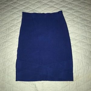 High waisted Royal Blue Pencil Skirt